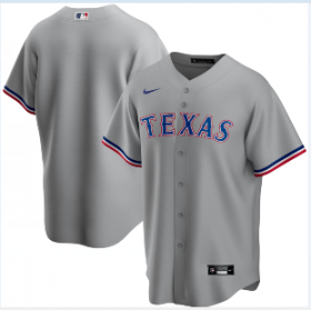 Wholesale Cheap Nike Texas Rangers Road Replica Blank Team Gray Jersey