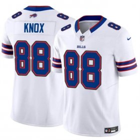 Men\'s Buffalo Bills #88 Dawson Knox White 2024 F.U.S.E. Vapor Untouchable Limited Stitched Football Jersey