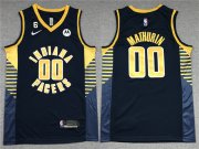 Indiana Pacers #00 Bennedict Mathurin Navy Swingman Jersey