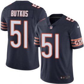 Wholesale Cheap Nike Bears #51 Dick Butkus Navy Blue Team Color Men\'s Stitched NFL Vapor Untouchable Limited Jersey