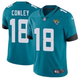 Wholesale Cheap Nike Jaguars #18 Chris Conley Teal Green Alternate Men\'s Stitched NFL Vapor Untouchable Limited Jersey