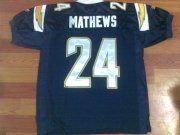 Wholesale Cheap Chargers Ryan Mathews #24 Stitched Dark Blue Jersey