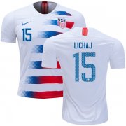 Wholesale Cheap USA #15 Lichaj Home Kid Soccer Country Jersey