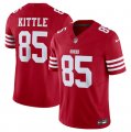 Wholesale Cheap Men's San Francisco 49ers #85 George Kittle Red 2023 F.U.S.E. Vapor Untouchable Limited Stitched Football Jersey