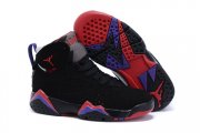 Wholesale Cheap Kids' Air Jordan 7 Retro Shoes Black/red-blue-gray