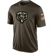 Wholesale Cheap Men's Chicago Bears Salute To Service Nike Dri-FIT T-Shirt