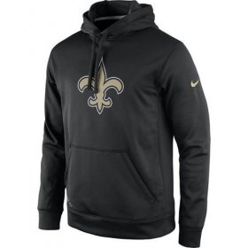 Wholesale Cheap Men\'s New Orleans Saints Nike Black Practice Performance Pullover Hoodie