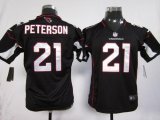 Wholesale Cheap Nike Cardinals #21 Patrick Peterson Black Alternate Youth Stitched NFL Elite Jersey