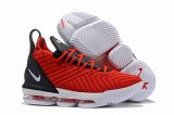 Wholesale Cheap Nike Lebron James 16 Air Cushion Shoes Red Black White-logo