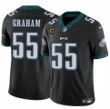 Cheap Men's Philadelphia Eagles #55 Brandon Graham Black F.U.S.E With 4-Star C Patch Vapor Untouchable Limited Football Stitched Jersey