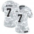 Cheap Women's Kansas City Chiefs #7 Harrison Butker 2024 F.U.S.E Arctic Camo Salute To Service Limited Stitched Football Jersey(Run Small)