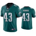 Wholesale Cheap Men's Philadelphia Eagles #43 Haason Reddick Green Vapor Untouchable Limited Stitched Jersey