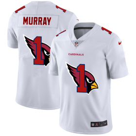 Wholesale Cheap Arizona Cardinals #1 Kyler Murray White Men\'s Nike Team Logo Dual Overlap Limited NFL Jersey