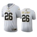 Wholesale Cheap Buffalo Bills #26 Devin Singletary White Men's Nike White Golden Edition Vapor Limited NFL 100 Jersey