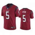 Wholesale Cheap Men's Houston Texans #5 Jalen Pitre Red Vapor Untouchable Limited Stitched Jersey