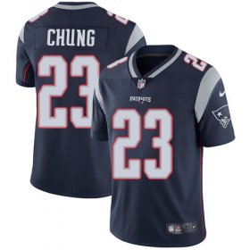 Wholesale Cheap Nike Patriots #23 Patrick Chung Navy Blue Team Color Men\'s Stitched NFL Vapor Untouchable Limited Jersey