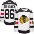 Wholesale Cheap Blackhawks #86 Teuvo Teravainen White 2016 Stadium Series Stitched Youth NHL Jersey