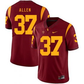 Wholesale Cheap USC Trojans 37 Javorius Allen Red College Football Jersey