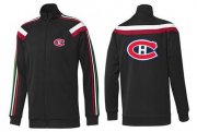 Wholesale Cheap NHL Montreal Canadiens Zip Jackets Black-2