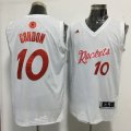 Wholesale Cheap Men's Houston Rockets #10 Eric Gordon adidas White 2016 Christmas Day Stitched NBA Swingman Jersey