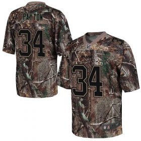 Wholesale Cheap Nike Bears #34 Walter Payton Camo Men\'s Stitched NFL Realtree Elite Jersey