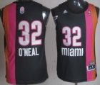 Wholesale Cheap Miami Floridians #32 Shaquille O'neal ABA Hardwood Classic Swingman Black Jersey