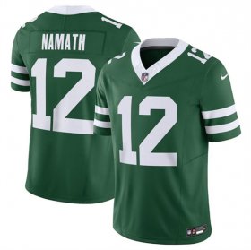 Cheap Men\'s New York Jets #12 Joe Namath Green 2024 F.U.S.E. Vapor Limited Football Stitched Jersey