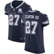 Wholesale Cheap Nike Cowboys #27 Ha Ha Clinton-Dix Navy Blue Team Color Men's Stitched With Established In 1960 Patch NFL Vapor Untouchable Elite Jersey