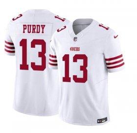 Wholesale Cheap Men\'s San Francisco 49ers #13 Brock Purdy White 2023 F.U.S.E. Vapor Untouchable Limited Stitched Football Jersey