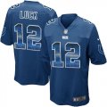 Wholesale Cheap Nike Colts #12 Andrew Luck Royal Blue Team Color Men's Stitched NFL Limited Strobe Jersey