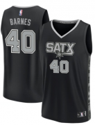 Cheap Men's San Antonio Spurs #40 Harrison Barnes Black Statement Edition Stitched Basketball Jersey