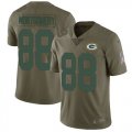 Wholesale Cheap Nike Packers #88 Ty Montgomery Olive Men's Stitched NFL Limited 2017 Salute To Service Jersey