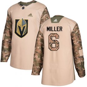 Wholesale Cheap Adidas Golden Knights #6 Colin Miller Camo Authentic 2017 Veterans Day Stitched NHL Jersey