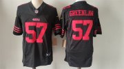 Cheap Men's San Francisco 49ers #57 Dre Greenlaw Black 2024 F.U.S.E. Vapor Untouchable Limited Stitched Football Jersey