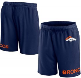 Cheap Men\'s Denver Broncos Navy Shorts