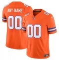 Men's Denver Broncos Active Player Custom Orange Mile High Collection F.U.S.E. 1977 Throwback Vapor Limited Stitched Jersey