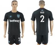 Wholesale Cheap West Ham United #2 Reid Away Soccer Club Jersey