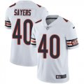 Wholesale Cheap Nike Bears #40 Gale Sayers White Men's Stitched NFL Vapor Untouchable Limited Jersey