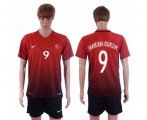 Wholesale Cheap Turkey #9 Hakan Sukur Home Soccer Country Jersey