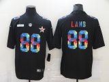 Wholesale Cheap Men's Dallas Cowboys #88 CeeDee Lamb Multi-Color Black 2020 NFL Crucial Catch Vapor Untouchable Nike Limited Jersey