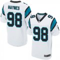 Wholesale Cheap Nike Panthers #98 Marquis Haynes White Men's Stitched NFL Elite Jersey