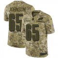 Wholesale Cheap Nike Eagles #65 Lane Johnson Camo Youth Stitched NFL Limited 2018 Salute to Service Jersey