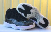 Wholesale Cheap Womens Air Jordan 11 Barons Black/white-metallic silver