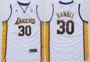 Wholesale Cheap Los Angeles Lakers #30 Julius Randle Revolution 30 Swingman White Jersey