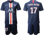 Wholesale Cheap Paris Saint-Germain #17 Choupo Moting Home Soccer Club Jersey