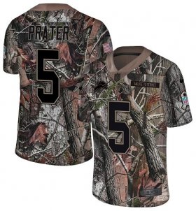 Wholesale Cheap Nike Lions #5 Matt Prater Camo Men\'s Stitched NFL Limited Rush Realtree Jersey