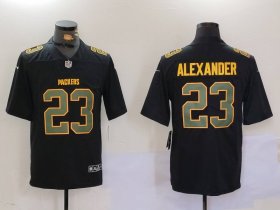 Men\'s Green Bay Packers #23 Jaire Alexander Limited Black Fashion Vapor Jersey