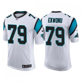 Wholesale Cheap Men\'s Carolina Panthers #79 Ikem Ekwonu 2022 White Stitched Jersey