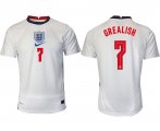 Wholesale Cheap Men 2021 Europe England home AAA version 7 soccer jerseys