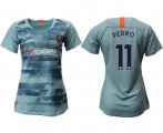 Wholesale Cheap Women's Chelsea #11 Pedro Third Soccer Club Jersey